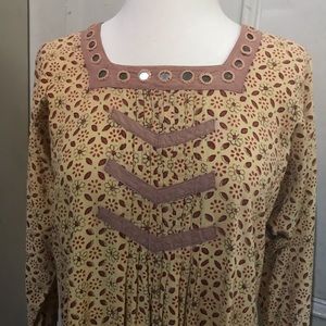 COPY - Vintage Indian Salwar Kurta, tunic over pants.